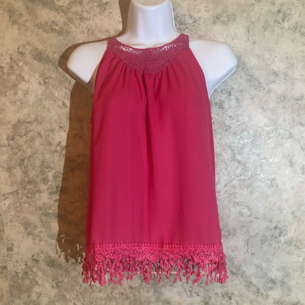 Zuleka Rivera Tasseled Hem Top